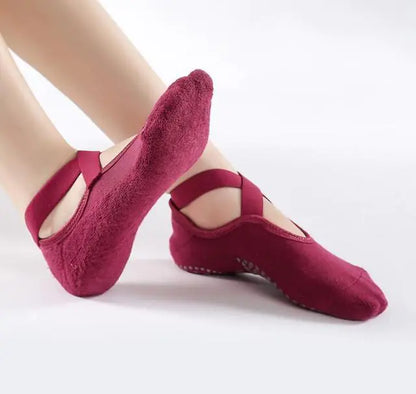 Non-Slip Grips Yoga Socks